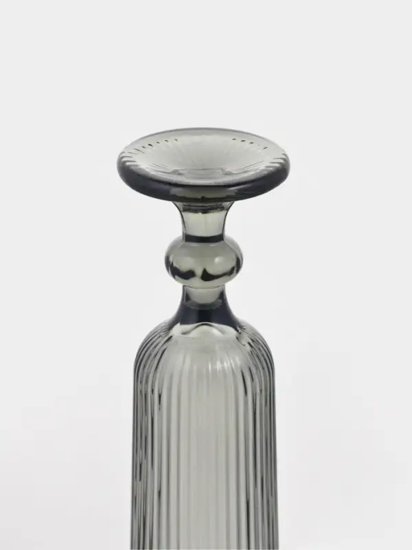 Бокал для шампанского Magistro &laquo;Грани&raquo;, 150 мл, 5.5&times;18.5 см, стекло, графит