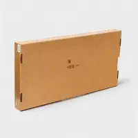 Плетёная корзина для белья с крышкой &laquo;Лён&raquo;, 60 л, 43&times;20&times;80 см, белая