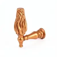 Крючок - держатель для штор CAPPIO KS051, алюминий, цвет медь, 2 шт.
