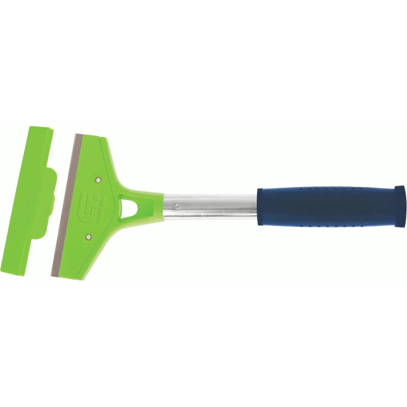 Скребок Сибртех фикс лезвие 100мм металл обрезиненная ручка 300мм 79542