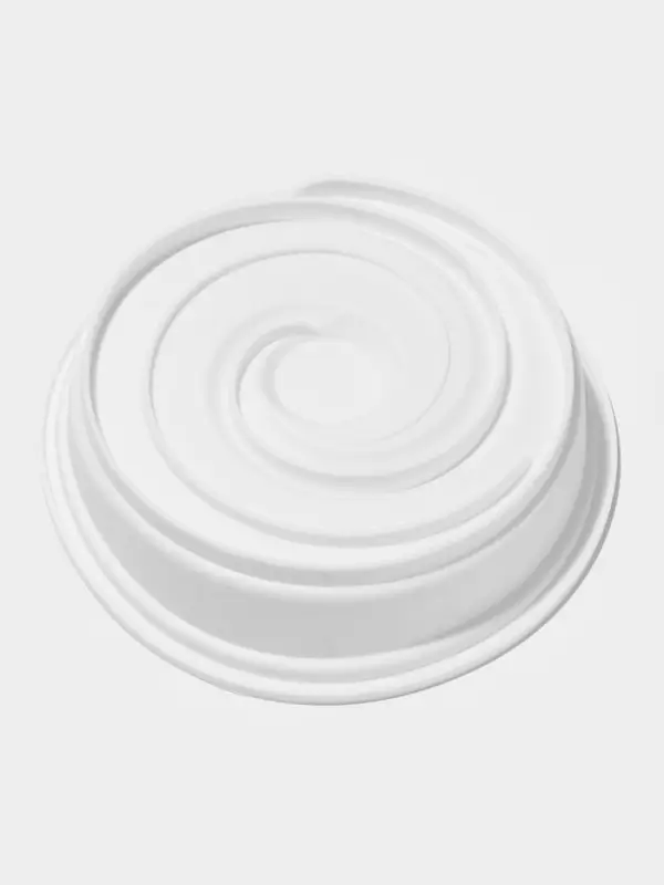 Форма для выпечки и муссовых десертов KONFINETTA &laquo;Круговорот&raquo;, силикон, 20&times;5 см, белая