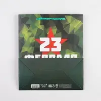 Пакет подарочный ламинированный, упаковка, &laquo;С 23 февраля&raquo;, ML 23&times;27&times;11.5 см