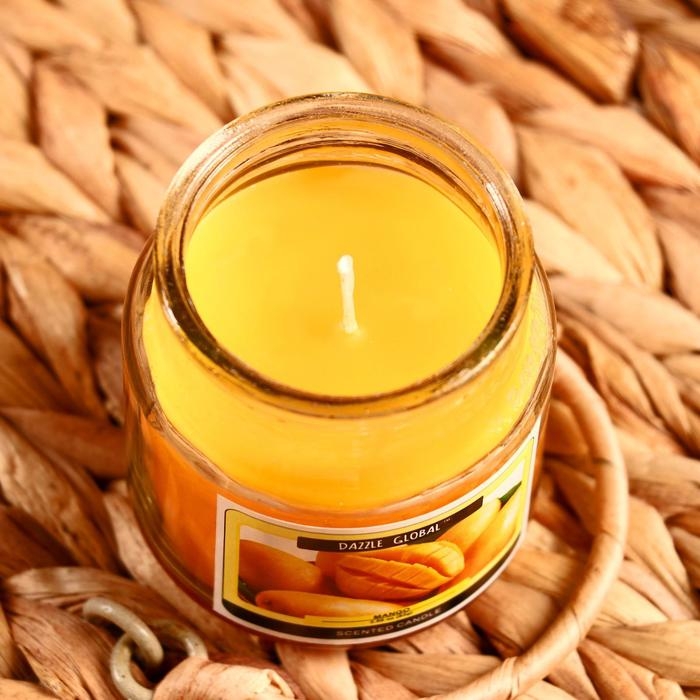 Свеча в банке Свеча в банке "Манго" 82 гр 6х9х9 см