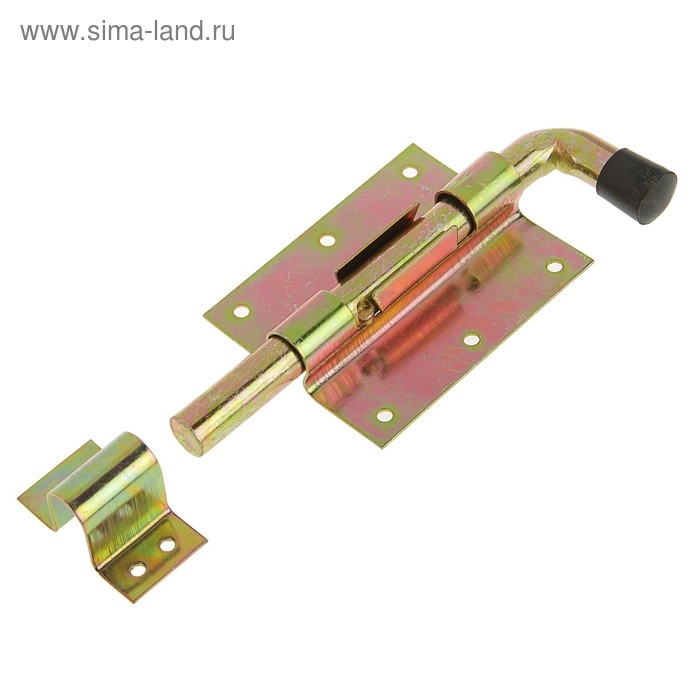 Задвижка дверная , 100 мм по основанию, оцинкованная Задвижка дверная , 100 мм по основанию, оцинкованная