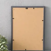 Фоторамка для фото 21х29,7 см (А4) "Oframe", пластик, чёрный, (пластиковый экран)