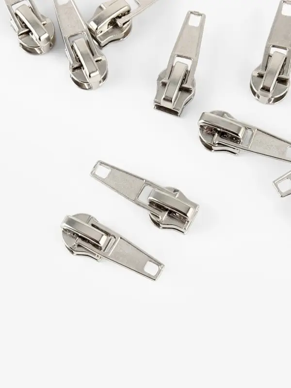 Бегунок автоматический для молнии &laquo;Спираль&raquo;, №5, 10 шт., цвет никель