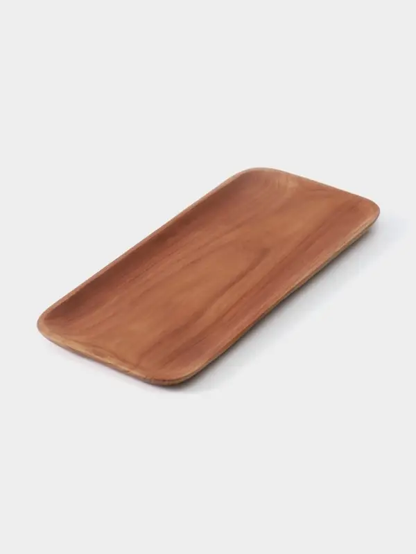 Блюдо, 45&times;20&times;2 см, тиковое дерево