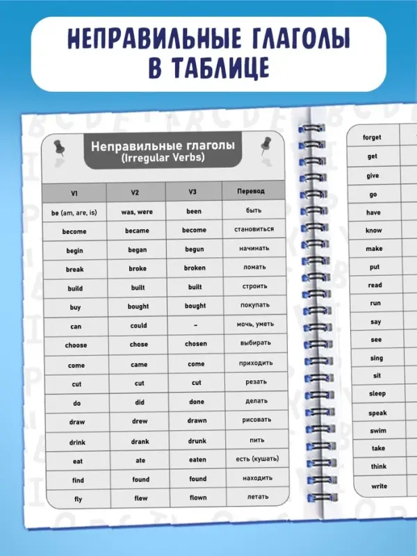 Словарь для записи английских слов English notebook, вид 2, 52 стр.