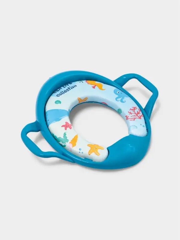 Сиденье для унитаза детское с ручками Сиденье для унитаза детское с ручками "Морской мир"