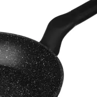 SATOSHI Стоун Сковорода литая d24см, антипригарное покрытие Мрамор, индукция