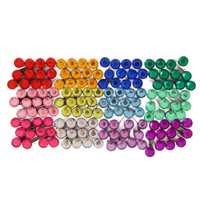 Карандаш чернографитный &laquo;Радуга&raquo;, НВ, круглый, деревянный, голографический корпус, со стразой