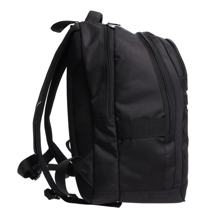 Рюкзак молодёжный, 40 х 28 х 18 см, эргономичная спинка, Stavia  Рюкзак молодёжный, 40 х 28 х 18 см, эргономичная спинка, Stavia "Город-1", чёрный