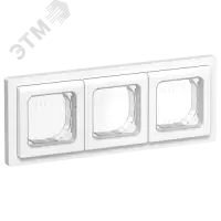 FLITE Рамка 3-местная IP55 Рпро-3-55-ФлБ белый IEK