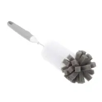 Ерш для посуды с губкой 30х5 см, тм VETTA, анатомическая ручка, полипропилен, поролон