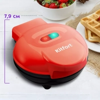 Вафельница электрическая для венских вафель КТ-3614 - 550 Вт