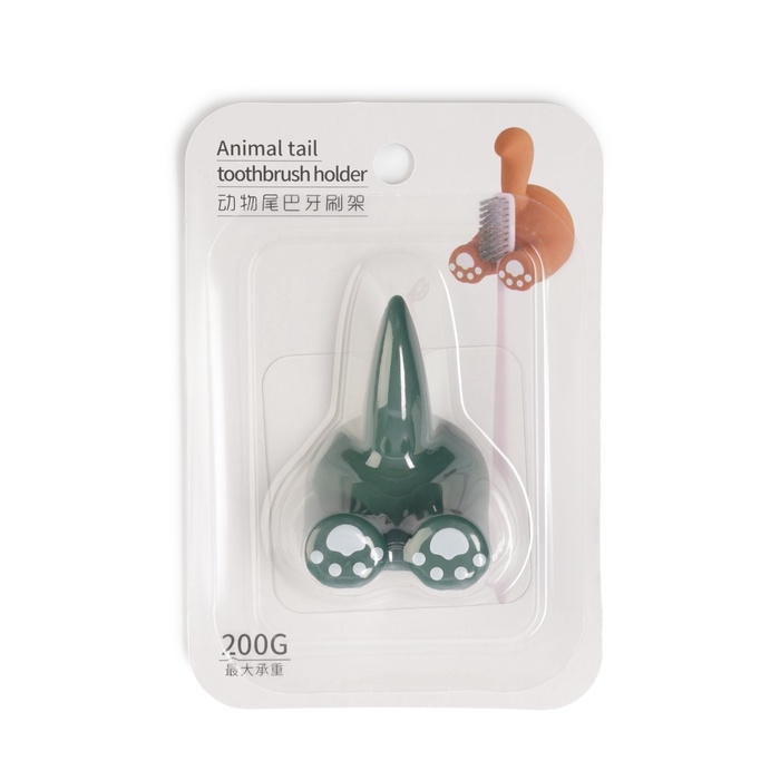 Крючок самоклеящийся CAPPIO MUMURING, однорожковый, зеленый Крючок самоклеящийся CAPPIO MUMURING, однорожковый, зеленый