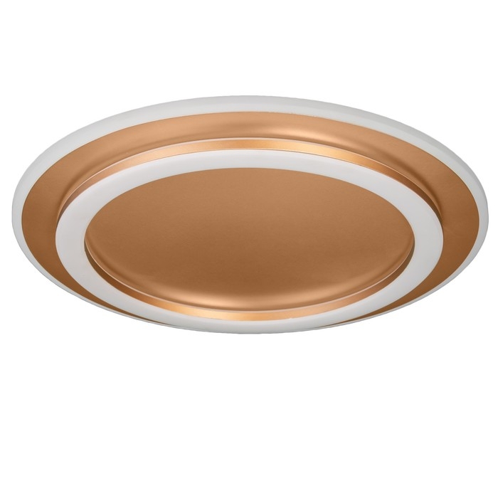 Люстра с ПДУ "Ринго" 2хLED 112Вт 3000-6000К золото 50х50х5 см BayerLux