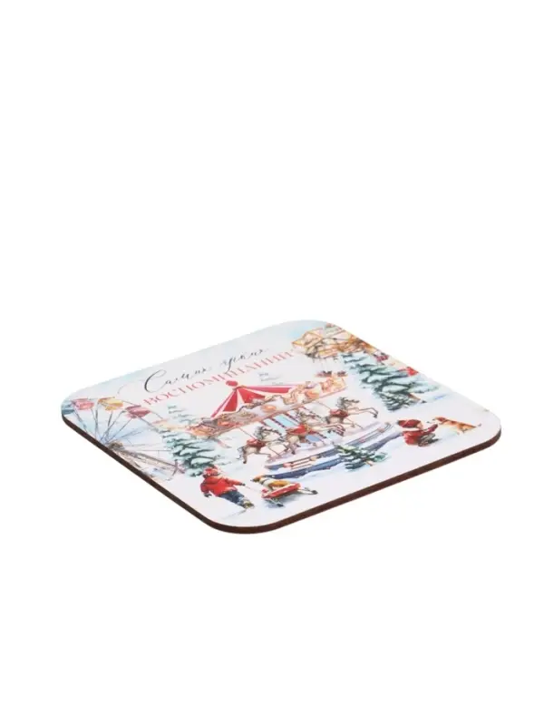 Подставка под горячее новогодняя «Ярких воспоминаний», 15×15 см Подставка под горячее новогодняя «Ярких воспоминаний», 15×15 см