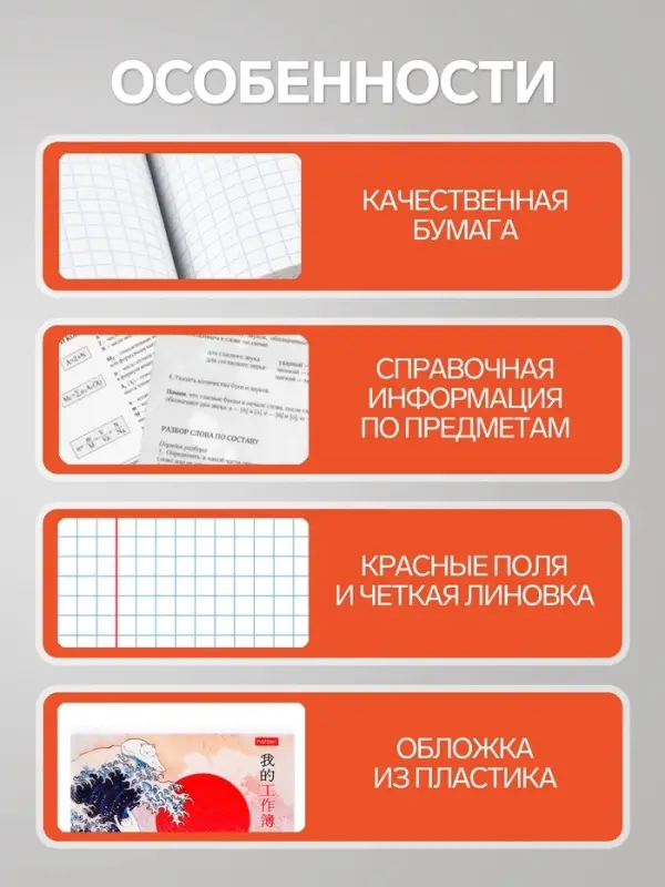 Предметная тетрадь по информатике Hatber &laquo;Искусство Азии&raquo;, 48 листов, в клетку, со справочным материалом, пластиковая обложка с печатью