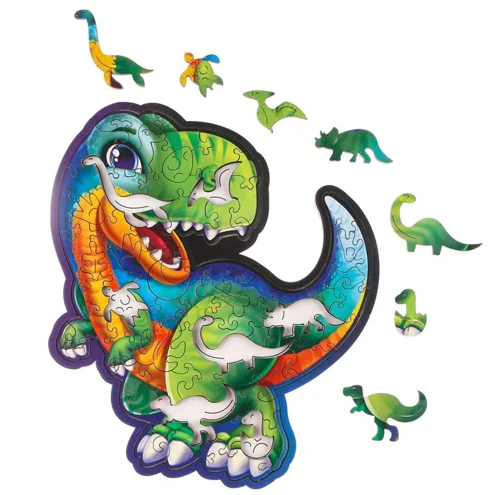 Пазл деревянный фигурный Лесная мастерская &laquo;Тирекс&raquo;, 67 элементов