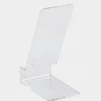 Подставка под телефон 8&times;12.5&times;5 см, оргстекло 2 мм, прозрачная