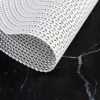 Салфетки сервировочные на стол Доляна &laquo;Тринити&raquo;, d=38 см, 4 шт., серебряные