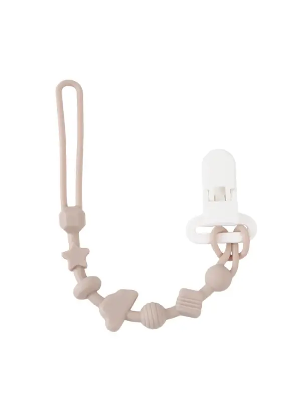 Держатель для соски пустышки, 2 шт, текстиль и силикон, Mum&Baby