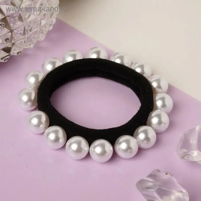 Резинка для волос Резинка для волос "Агния" белый