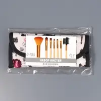 Набор кистей для макияжа PASTEL BLUSH, 7 шт., в чехле
