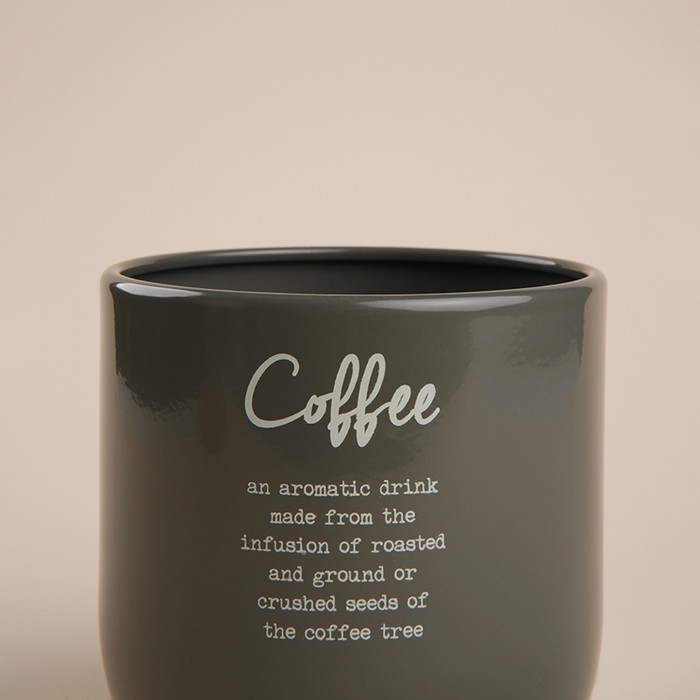 Банка для сахара SL Home, 12×12 см, цвет серый, с бамбуковой крышкой Банка для сахара SL Home, 12×12 см, цвет серый, с бамбуковой крышкой