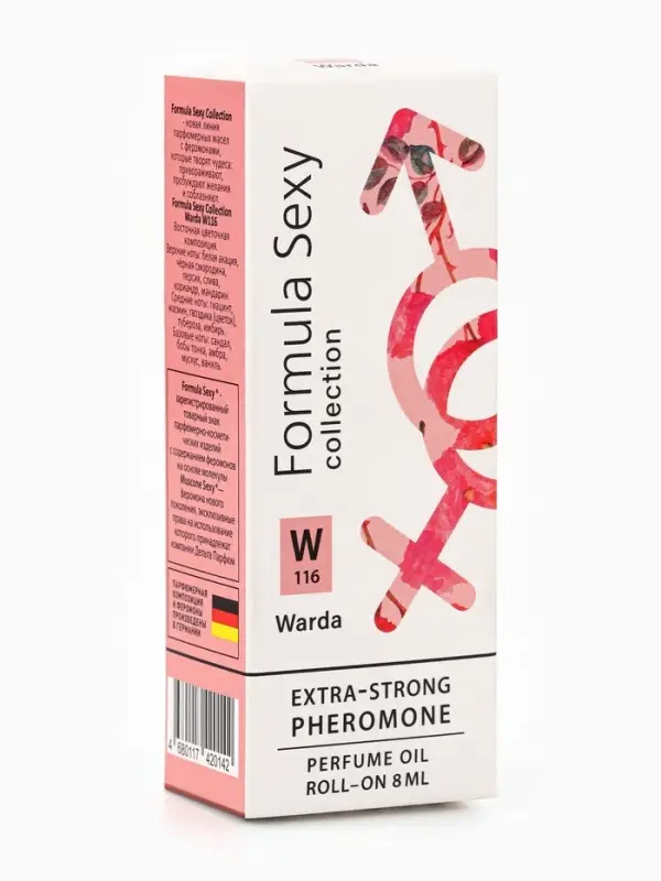 Парфюмерное масло женское с феромонами Formula Sexy Collection Warda W116, 8 мл (по мотивам Warda (Swiss Arabian)
