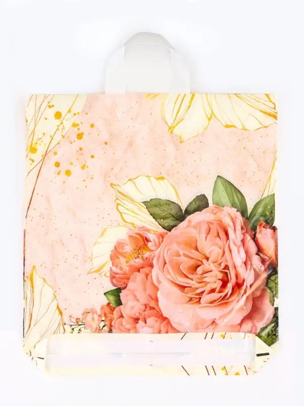 Пакет подарочный &laquo;Искушение&raquo;, полиэтиленовый с петлевой ручкой, 42&times;45 см, 45 мкм