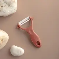 SATOSHI Катто Овощечистка, керамическое горизонтальное лезвие