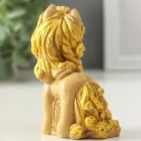 Фигура "Лошадь стоящая" 10х8х4 см, бежевый Фигура "Лошадь стоящая" 10х8х4 см, бежевый