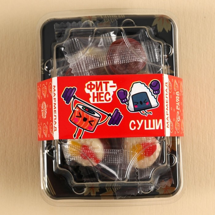 Мармелад мини суши &laquo;Фитнес суши&raquo;, 8 шт (26,4 г.)