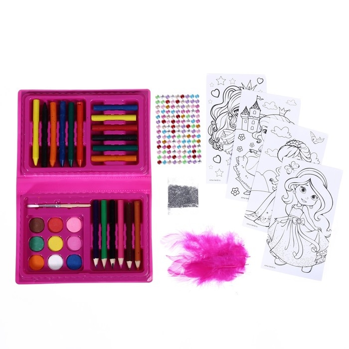 Набор для рисования «Милая кошечка», 35 предметов Набор для рисования «Милая кошечка», 35 предметов