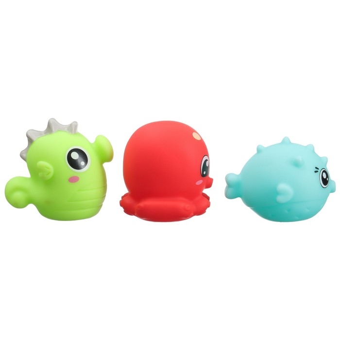 Набор игрушек для ванны «Поймай рыбку», ковш, брызгалки, 4 шт, Крошка Я Набор игрушек для ванны «Поймай рыбку», ковш, брызгалки, 4 шт, Крошка Я