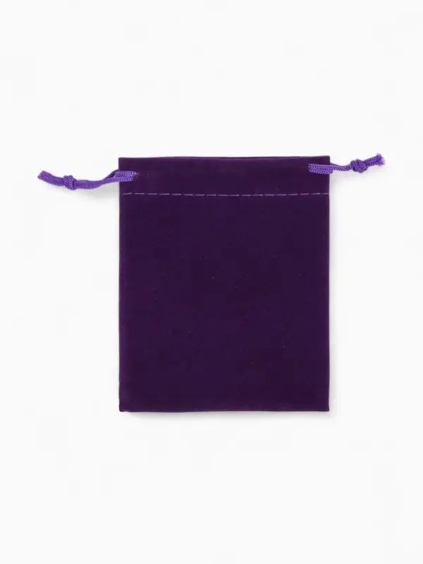 Набор мешочков бархатных 50 шт., 10&times;12 см, цвет фиолетовый (9901893)