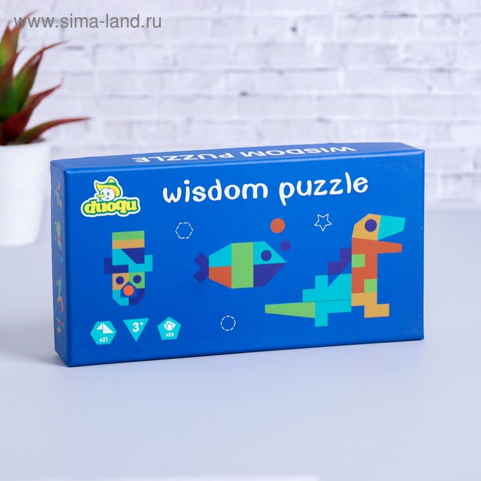 Развивающая игра «Собери фигуру», 3,5 × 21 × 11 см