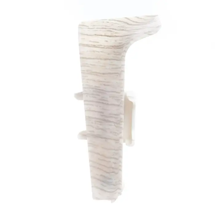 Угол внутренний для плинтуса «Деконика», 55 мм, цвет 253 ясень серый