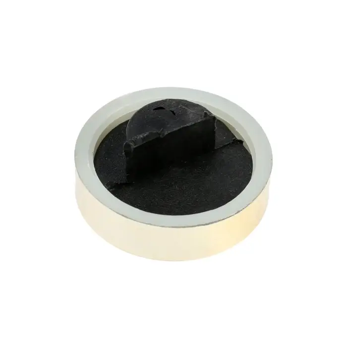 Зеркалодержатель ТУНДРА, d=25 мм, без сверления, цвет золото, пластик, 4 шт.