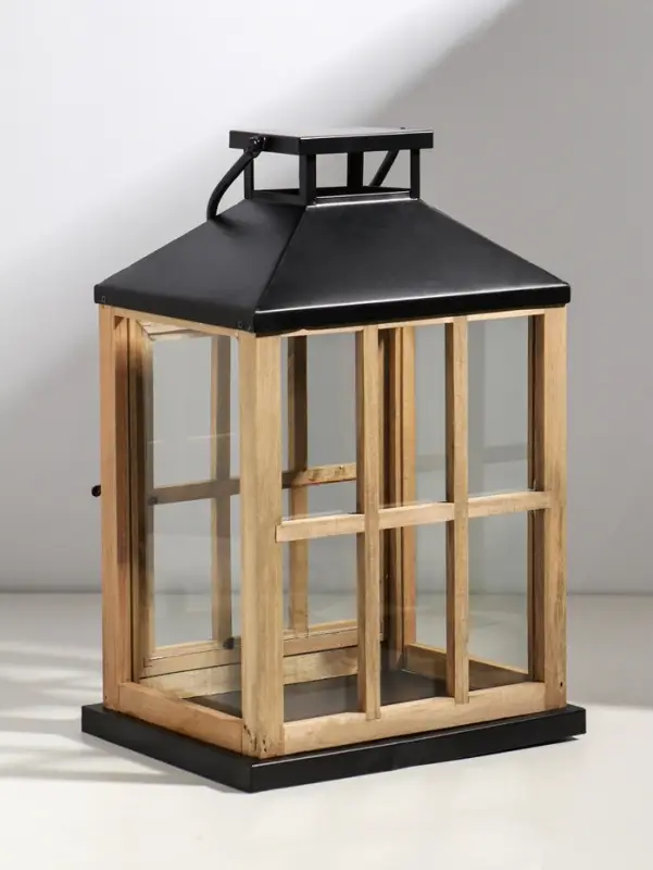 Подсвечник дерево "Французское окно" набор 2 шт свеча 9х12 14х19,5 см 13х17х24,5 18х24х36 см   10955