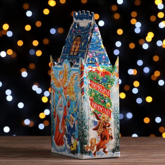 Новый год. Подарочная коробка Новый год. Подарочная коробка "В гостях у Сказки", 16,7 х 10,1 х 34,5 см.