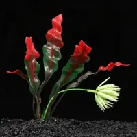 Набор растений искусственных для аквариума, 20 см, 2 шт.