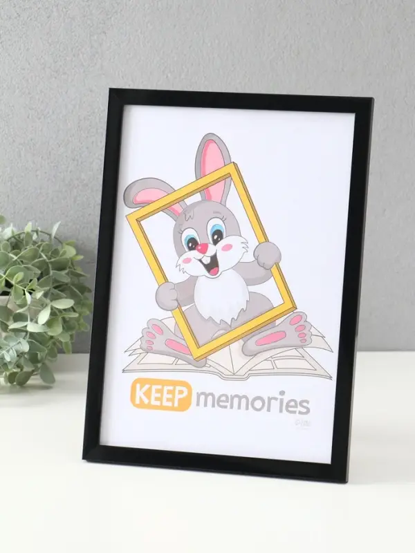 Набор фоторамок для фото 21&times;30 см Keep memories &laquo;Формат&raquo;, с подножкой, набор 3 шт., (пластиковый экран), чёрный
