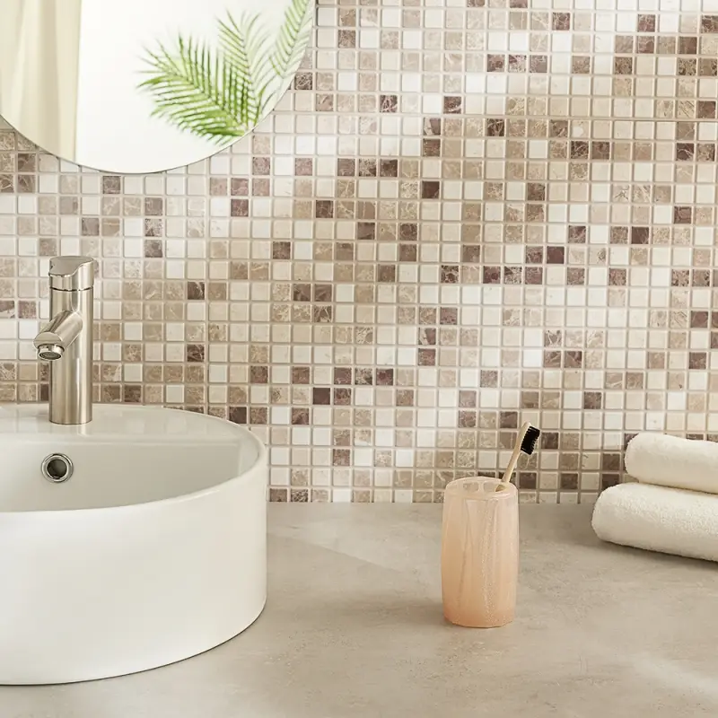 VETTA Стакан для ванной комнаты "Лунный камень", полистирол