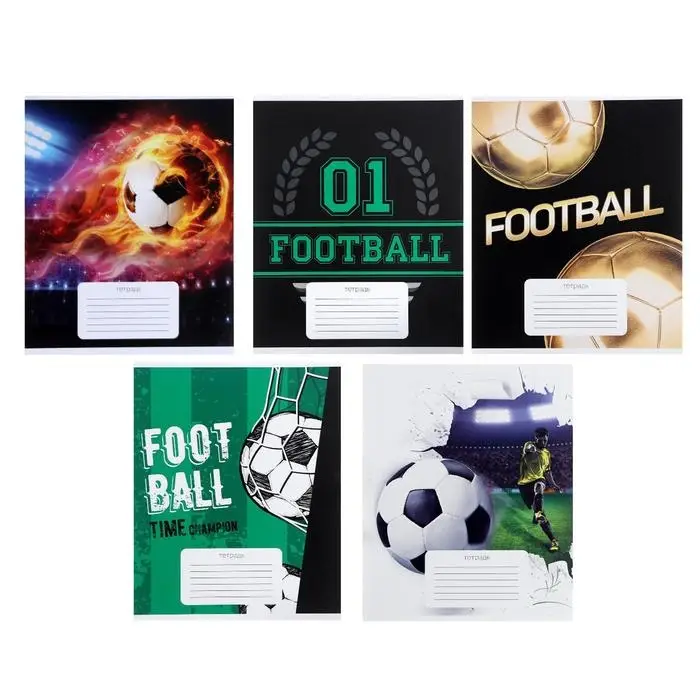 Тетрадь 12 листов в линейку, Calligrata «Футбол», МИКС Тетрадь 12 листов в линейку, Calligrata «Футбол», МИКС