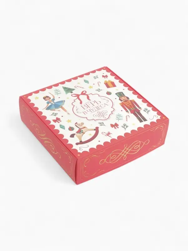 Коробка складная «Щелкунчик», 26×26×8 см Коробка складная «Щелкунчик», 26×26×8 см