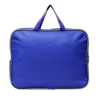 Папка с ручками текстильная А4, 350&times;270&times;70 мм, Calligrata &laquo;Офис&raquo;, внутренний карман, синяя