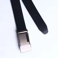 Ремень мужской &laquo;Великан&raquo; для полных, ширина 3.5 см, пряжка автомат, чёрный